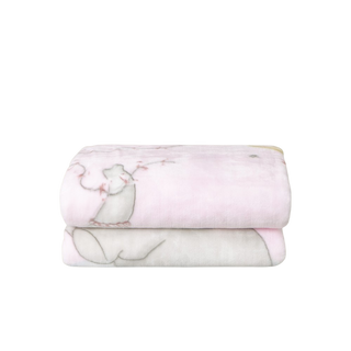 Interbaby Kuscheldecke Elefant rosa Decke Interbaby   