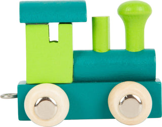 Small Foot Buchstabenzug Namenszug Zahlen bunt Holzeisenbahn Small Foot Zug Grün  