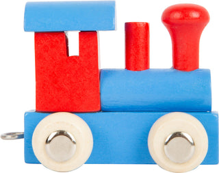 Small Foot Buchstabenzug Namenszug Zahlen bunt Holzeisenbahn Small Foot Zug Rot  