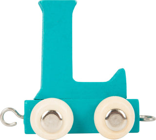 Small Foot Buchstabenzug Namenszug Zahlen bunt Holzeisenbahn Small Foot L  