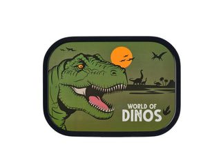 Pausenset Campus Trinkflasche oder Brotdose - Dino  Mepal   