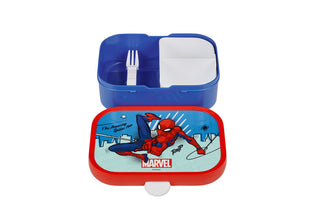 Pausenset Campus Trinkflasche oder Brotdose - Spiderman  Mepal   