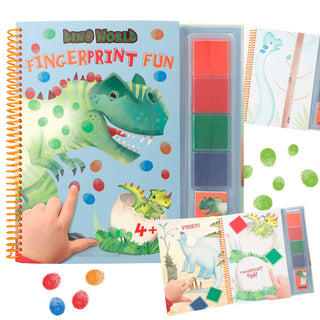 Dino World Fingerprint Fun Freundebuch Depesche   