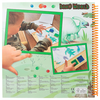 Dino World Fingerprint Fun Freundebuch Depesche   