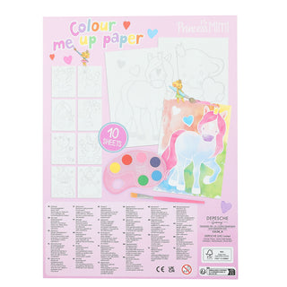 Princess Mimi Colour Me Up Paper Acticity Book Depesche   