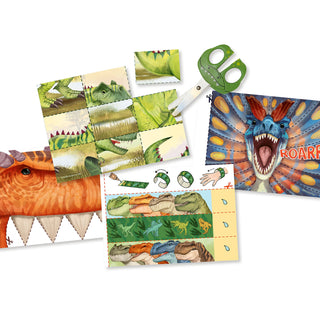 Dino World Snip Snap Book  Depesche   