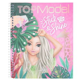 TOPModel Malbuch Stick & Shine Schreibwaren Depesche   