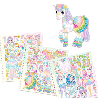 Ylvi Dress Me Up Stickerbuch Ausmalbuch Depesche   