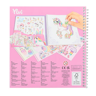 Ylvi Dress Me Up Stickerbuch Ausmalbuch Depesche   