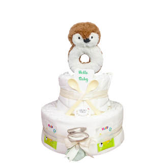 Windeltorte 3 Etagen Jollein Rassel Pinguin Neutrale Windeltorten Jasmico by Windeltortenfee