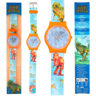 Dino World Silikon-Armbanduhr Armbanduhr Depesche   