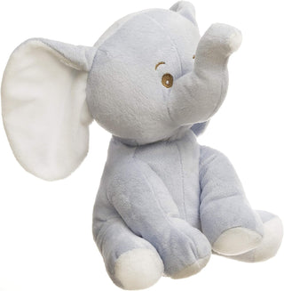 Baby Hug Elefant Plüschtier mit Rassel in blau Kuscheltier HugMe   