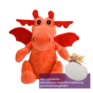 Welliebellie Wärmekuscheltier Drache 28cm Stofftiere Welliebellie   