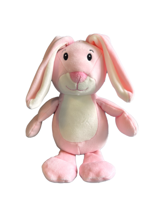 Windeltorte kleiner Hase in rosa Windeltorten für Mädchen Jasmico by Windeltortenfee