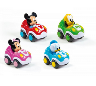 CLEMENTONI Disney Baby Autos mit Rückzugmotor Autowerkstatt Small Foot   