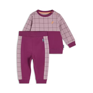 Baby Set Sweat in burgund Set Langarm-Shirt und Hose Jasmico   