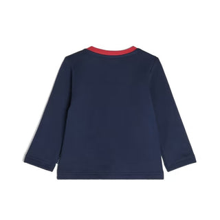 Baby Sweatshirt in blau Gr: 80/86 Langarm-Shirt Jasmico   