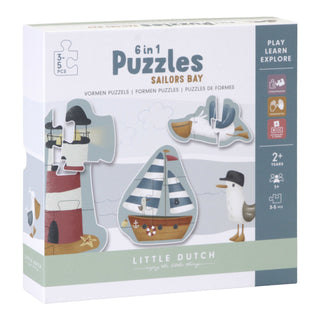 Little Dutch Formen Puzzle Sailors Bay Puzzle Little Dutch   