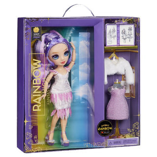 RAINBOW HIGH FANTASTIC FASHION DOLL VIOLET PURPLE Rainbow High Puppen MGA   