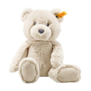 Windeltorte Steiff Soft Cuddly Friends Bearzy Teddybär in blau Windeltorten für Jungs Jasmico by Windeltortenfee