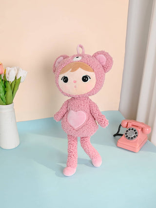 XXL Teddy in pink - 48cm Stofftiere Metoo/Melooka ohne Beschriftung  