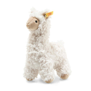 Windeltorte 3 Etagen Soft Cuddly Friends Leandro Lama beige Neutrale Windeltorten Jasmico by Windeltortenfee