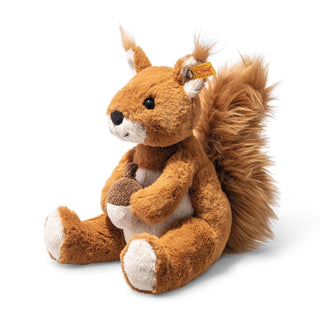 Windeltorte Soft Cuddly Friends Steiff Phil Eichhörnchen beige Neutrale Windeltorten Jasmico by Windeltortenfee