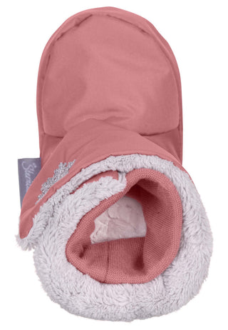 Babyschuhe aus Funktionsmaterial mit Schneeflocke rosa Schuhe Sterntaler   